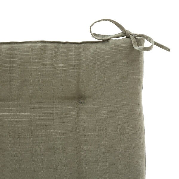 HESPERIDE - Galette de chaise Korai vert laurier 40x40cm - large