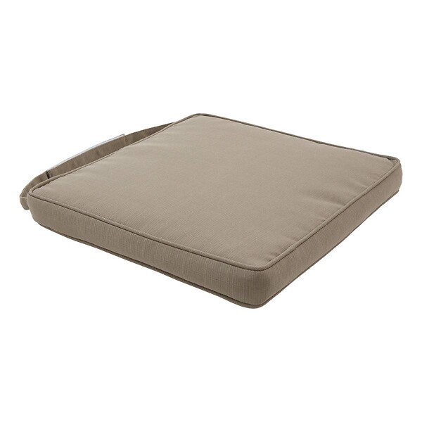 HESPERIDE - Galette de chaise Korai café 40x40cm - large