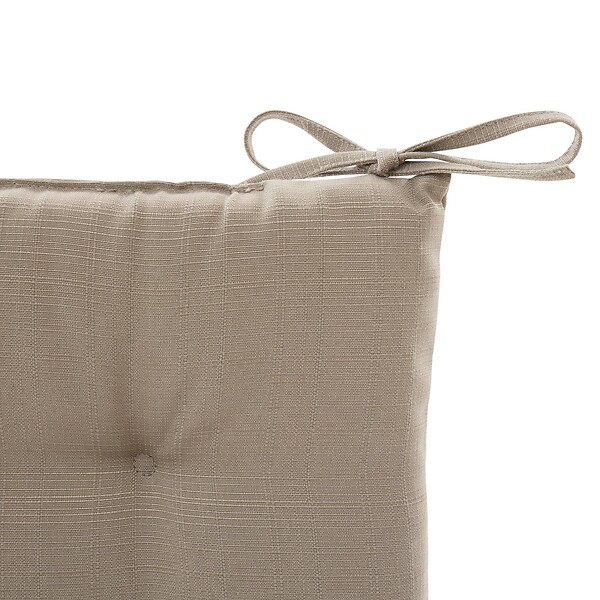 HESPERIDE - Galette de chaise Korai café 40x40cm - large