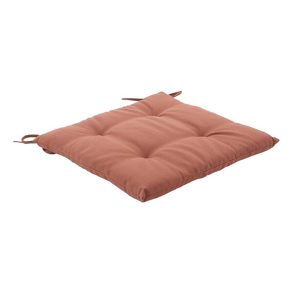 HESPERIDE - Galette de chaise Korai acajou 40x40cm - large
