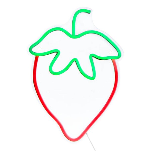 ATMOSPHERA - Néon LED Fraise Fraci 25x1,5x35cm - large