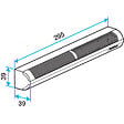 ALDES - Entrée d'air autoréglable Kit MINI EA Aldes - Module 30m3/h - 37dB - Blanc - vignette