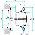 ALDES - Série SR 135 - SR 143 - SR 145 - SR 149 - acier ou plastique - SR143 - Ø125 - vignette