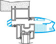 ALDES - Kit entrée d'air hygroréglable EHL L - 6-44m3/h - 39dB - Blanc - vignette