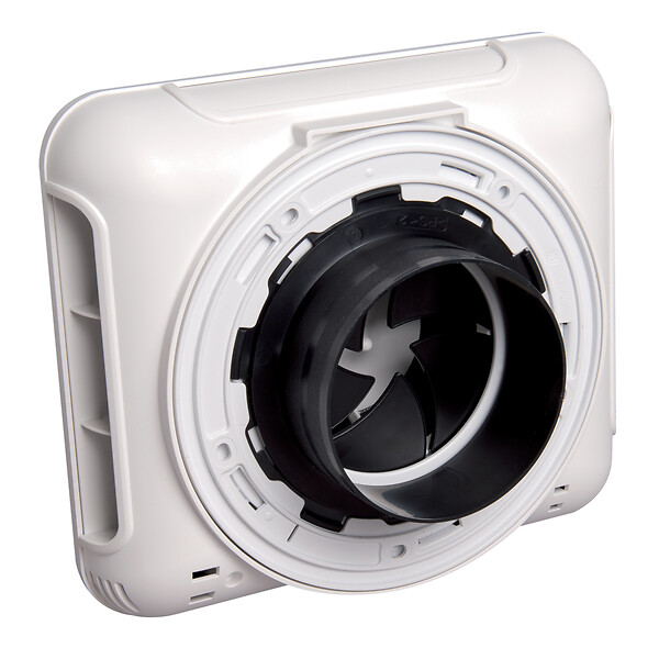 ALDES - Entrée d'air fixe en traversée de mur EFT² ALDES - 22m3/h - 38dB - Blanc - large