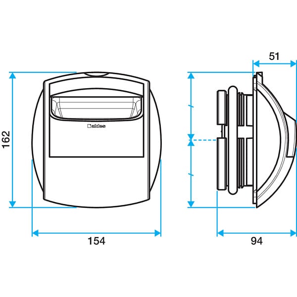 ALDES - Bouche autoréglable Bap'Si Aldes - Habitat Standard - ø125mm - 30 m³/h - large