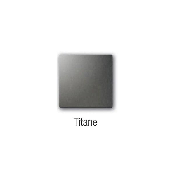 ALDES - Plaque design pour la grille  fixe ColorLINE D80 ou D125 mm  Titane - large