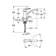 GROHE - Robinet de cuisine monocommande bec bas Start 2021 + nettoyant GrohClean - vignette