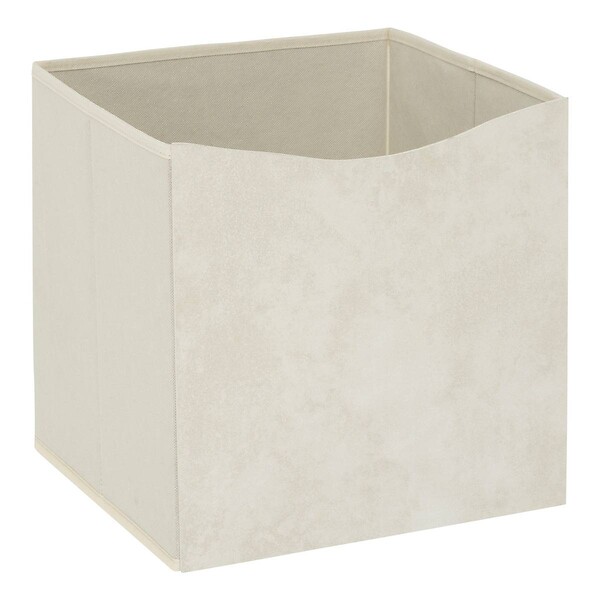 5 FIVE SIMPLY SMART - Boîte Mix'n Modul 31x31cm beige tissu et carton - large