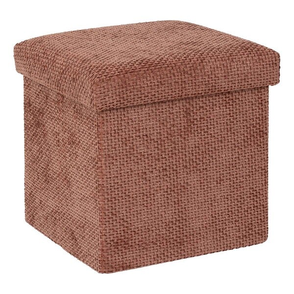 5 FIVE SIMPLY SMART - Pouf Mix'n Modul pliable 31x31cm terracotta - large