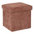 5 FIVE SIMPLY SMART - Pouf Mix'n Modul pliable 31x31cm terracotta - vignette