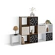 5 FIVE SIMPLY SMART - Boîte de rangement Mix'n modul 31x31cm relief bali noir - vignette