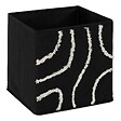 5 FIVE SIMPLY SMART - Boîte de rangement Mix'n modul 31x31cm relief bali noir - vignette