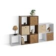 5 FIVE SIMPLY SMART - Boîte de rangement Mix'n modul 31x31cm marron - vignette