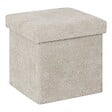 5 FIVE SIMPLY SMART - Pouf Mix'n Modul 31x31cm beige - vignette
