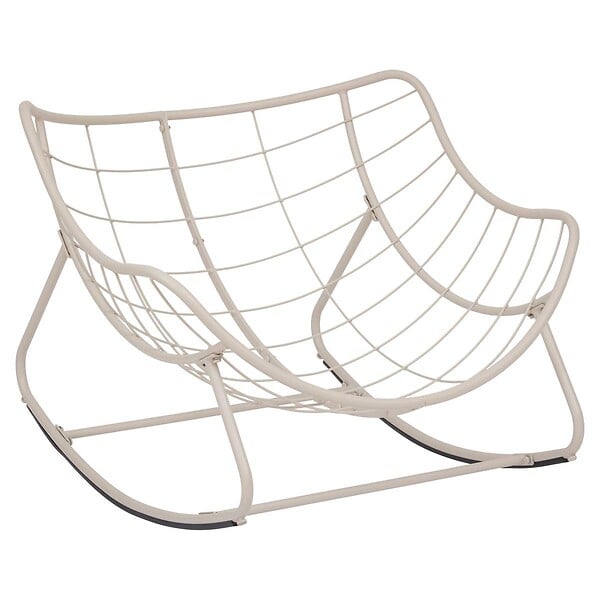 HESPERIDE - Fauteuil à bascule Paopao argile - large