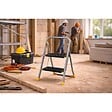 INTEC - Escabeau 2 marches pliable Charge 150kg Marche-pied Pliable Pieds anti-dérapants Bricolage Maison Chantier INTEC - vignette