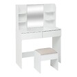 5 FIVE SIMPLY SMART - Coiffeuse Dolo blanc - vignette