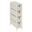 5 FIVE SIMPLY SMART - Meuble de rangement Tissa 4 tiroirs beige - vignette