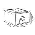 5 FIVE SIMPLY SMART - Bloc Tiroir Tide'n Stak empilable 23,5L - vignette