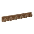 5 FIVE SIMPLY SMART - Patère 6 crochets Come en bois L 58cm - vignette