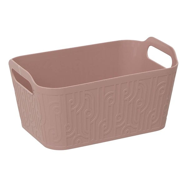 5 FIVE SIMPLY SMART - Panier rangement Arche 4,5L rose clair - large