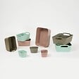 5 FIVE SIMPLY SMART - Panier rangement Arche 4,5L vert céladon - vignette