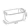 5 FIVE SIMPLY SMART - Panier rangement Arche 4,5L vert céladon - vignette