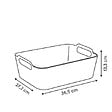 5 FIVE SIMPLY SMART - Panier rangement Arche 12L rose clair - vignette