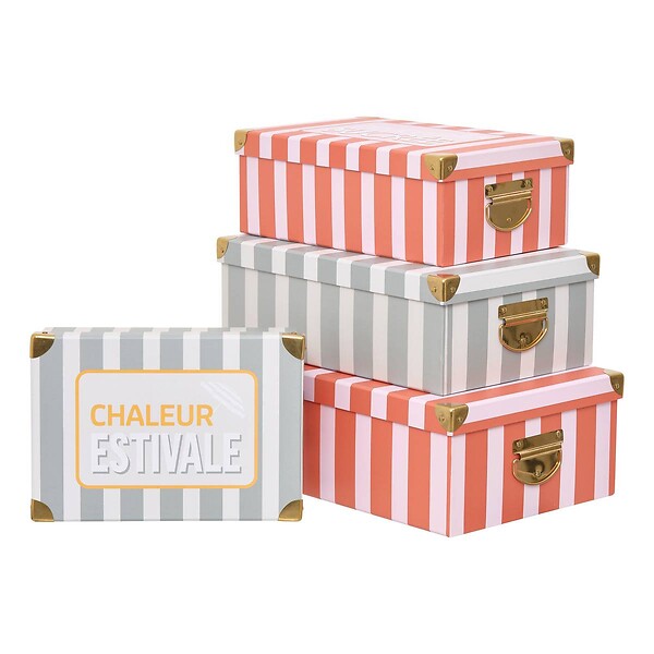 5 FIVE SIMPLY SMART - 4 boîtes Box' L28/31,5/36/40cm - large