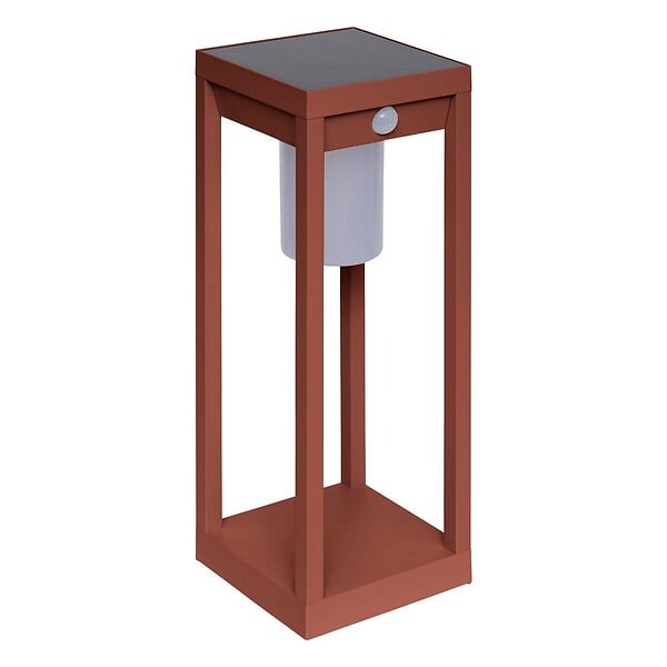 HESPERIDE - Lanterne Piky solaire acajou H40cm - large