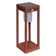 HESPERIDE - Lanterne Piky solaire acajou H40cm - vignette