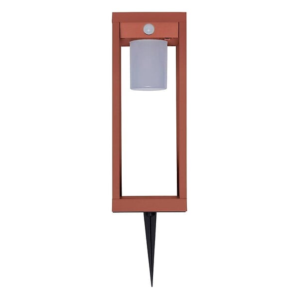 HESPERIDE - Lanterne Piky solaire acajou H40cm - large