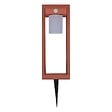 HESPERIDE - Lanterne Piky solaire acajou H40cm - vignette