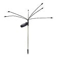 ATMOSPHERA - Balise d'extérieur solaire Tea H70cm noir et blanc - vignette