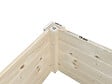 WHITE WOOD - Abri de jardin Olivia 1 en bois naturel ép.19mm - White Wood - 6m² - vignette