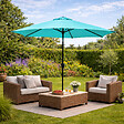 CONCEPT USINE - Parasol  bleu  rond 25 x 25 m COME - vignette