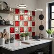 GLASSBLOCKS - Glassblocks Luxfera brique de verre 19x19x8 cm, rouge transparent brillant (1908WREBR) - vignette