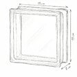GLASSBLOCKS - Glassblocks Luxfera brique de verre 19x19x8 cm, rouge transparent brillant (1908WREBR) - vignette