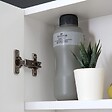 KIAMAMI VALENTINA - Miroir De Rangement Blanc Avec Deux Portes Et Un Compartiment Ouvert 62Cm - vignette