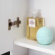 KIAMAMI VALENTINA - Miroir De Rangement Blanc Avec Deux Portes Et Un Compartiment Ouvert 62Cm - vignette