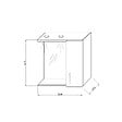 KIAMAMI VALENTINA - Miroir De Salle De Bains En Chêne Blanc Avec Éclairage Led - vignette