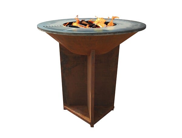 PURLINE - Barbecue brasero avec plaque d'acier de 100 cm - large