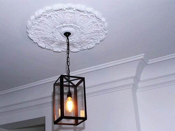 ORAC DECOR - R27 Rosace de plafond Orac Decor ø 75cm - moulure décorative polyuréthane Avec un tube de colle - large
