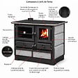 INTERSTOVES - Cuisinière à bois MAGNUM MBS en fonte | Sortie côté gauche - - vignette
