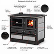 INTERSTOVES - Cuisinière à bois MAGNUM MBS en fonte | Sortie côté droit - - vignette