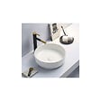 SWISS AQUA TECHNOLOGIES - Set vasque à poser 39x39x12cm sans trop-plein + bonde à écoulement libre Infinitio blanc SetSATINF-blanc - vignette