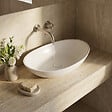 SWISS AQUA TECHNOLOGIES - Infinitio Vasque à poser 61,5 x 36 x 15,5 cm, sans trop-plein, Blanc mat (SATINF61536M) - vignette