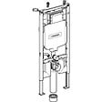 GEBERIT - Duofix Pack Bâti-support extra-plat 114 cm UP720, gain de place + Plaque Sigma20,Noir chromé (111.796.00.1-D) - vignette
