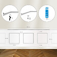 ORAC DECOR - Kit DIY Encadrement - Cimaise 200cm PX175 + 3 cadres PX201 + colle - - vignette